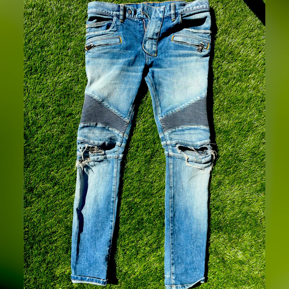 Balmain Biker Jeans 30 ✨100% Authentic